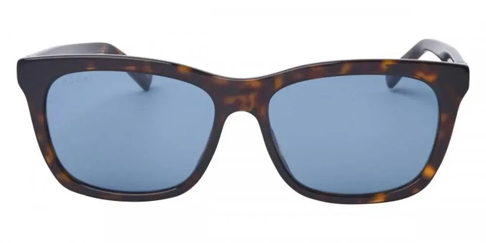 GUCCI GG 0449S 003 HAVANA AUTHENTIC SUNGLASS Blue Lense Tortoise 56MM NEW $500+
